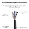 Eonvic Industrial M12 4 Pin Male Straight Aviation Connector Electrical