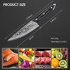 MOSFiATA Damascus Chef Knife 8 Inch, Professional Ultra Sharp Chef's