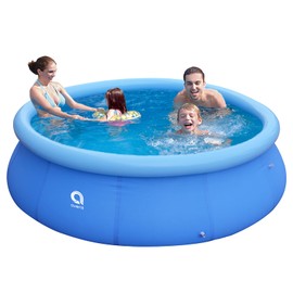 Inflatable Top Ring Swimming Pool, Blue (10ft x 30in)