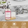 Ezebesta 17OZ Mouthwash Clear Glass Pump Dispenser with Disposable Mouthwash