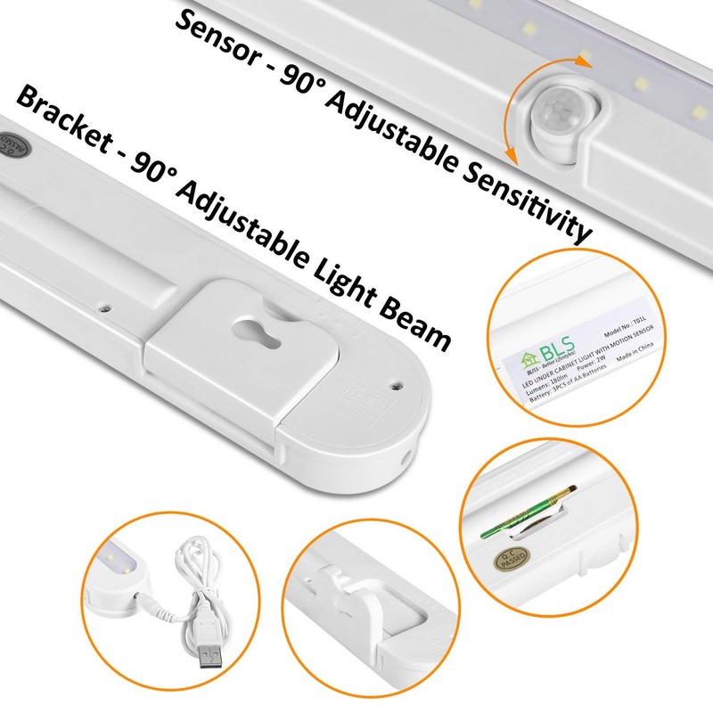 BLS T01L LED Closet Light Super Bright 20 LED Under
