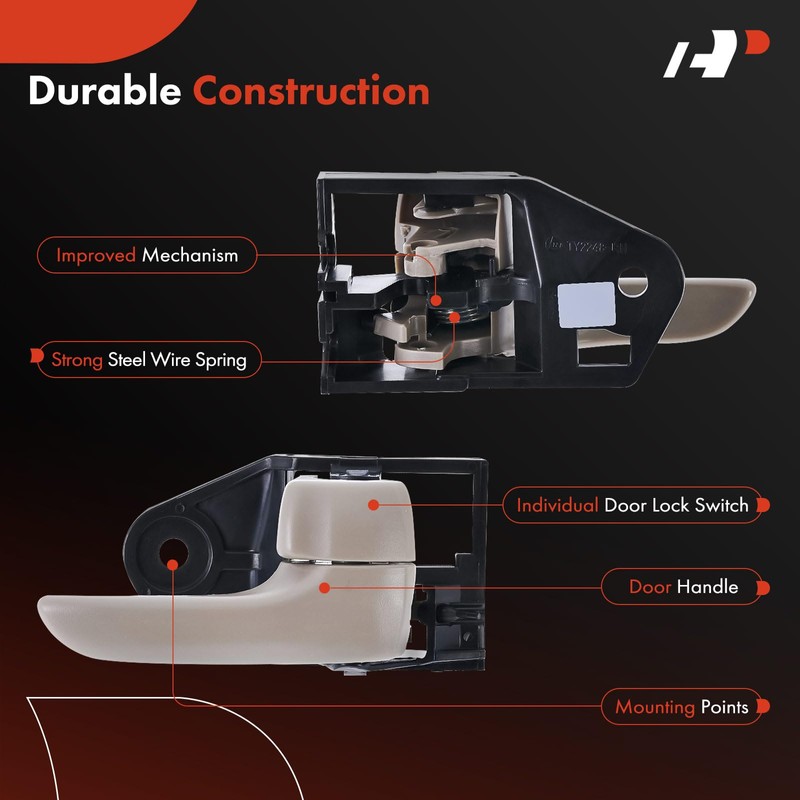 A-Premium Front Right Passenger Side Interior Door Handle Compatible with