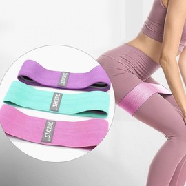 Loop Resistance Band for Yoga & Home Training - Pelvis & Glute Workout Fixed Green
