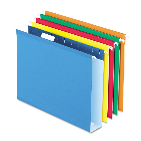 Esselte Pendaflex Reinforced 2" Extra Capacity Hanging Folders 1/5 Tab