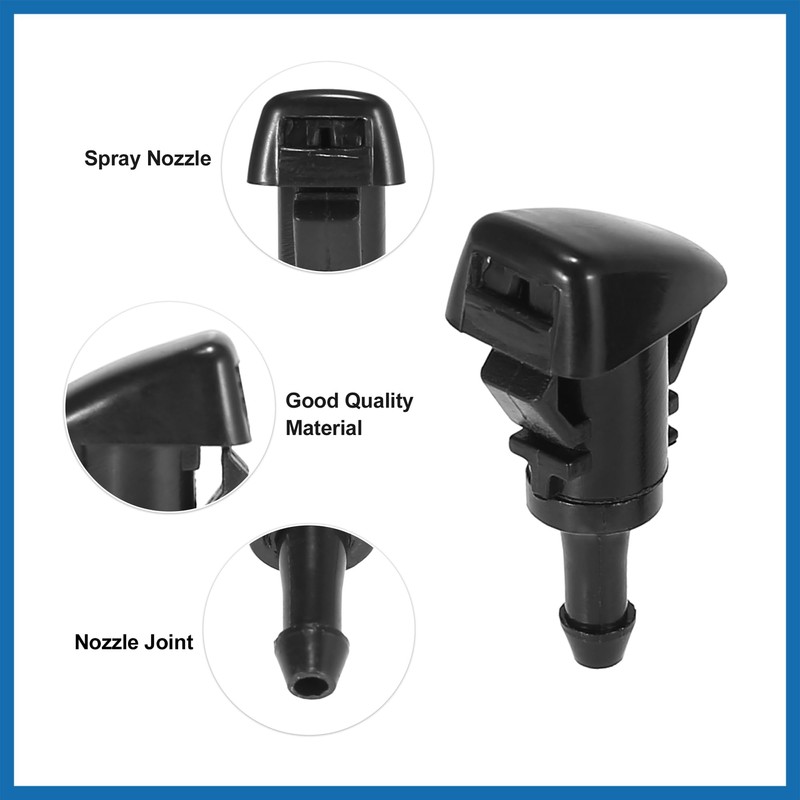A ABSOPRO Front Windshield Wiper Nozzles Kit for Mitsubishi Eclipse