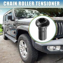 A ABSOPRO Door Hinge Nuts Anti Rust Hinge Lock Bolts Door Hinge Bushing for Jeep Wrangler JL JLU Rubicon Gladiator JT 2/4-Door 2007-2021 Black Set of 8