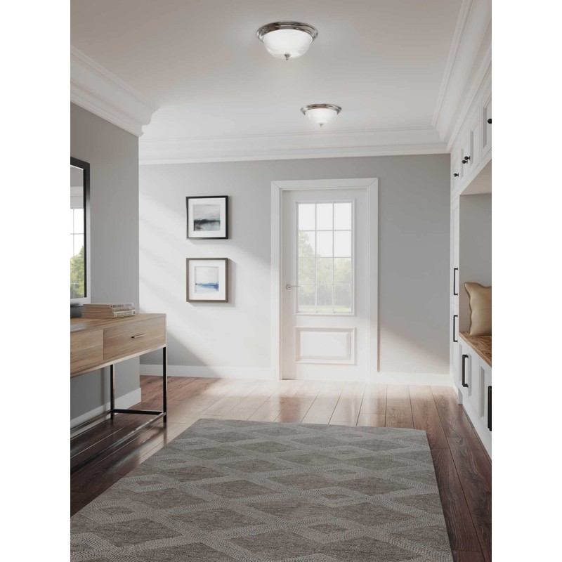 Progress Lighting 2-Light Ceiling Light, Flush Mount Ceiling Light Fixture