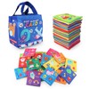 Jenilily Soft Alphabet Cards Baby Learning Toys, 26 Letters Animals