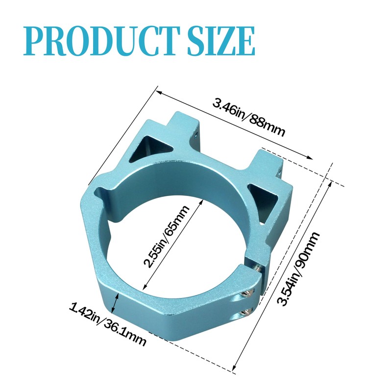 HOLEPU HOLEPU 65mm ZC65 4040-PRO Spindle Mount Fits 3020-PRO MAX