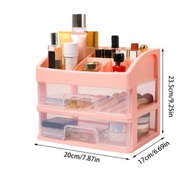 Makeup Organizer - Makeup Storage Display Organizer,Cosmetic Storage Drawers Skincare Organizer for Countertops Bathroom