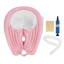 Inflatable Shampoo Bowl Foldable Hair Washing Sink with Detachable Drain Hose for Bedridden