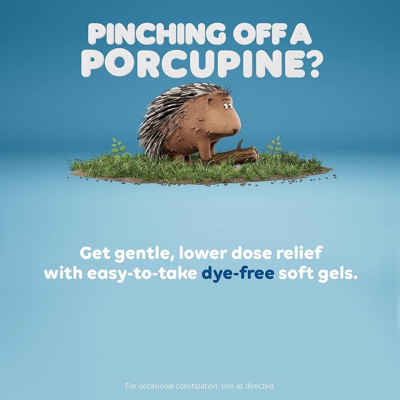 Colace Clear Docusate Sodium Stool Softener 50mg, 28 Count Per