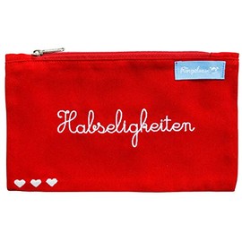 Women's Cosmetic Bag 12 x 20 cm Ringelsuse, red