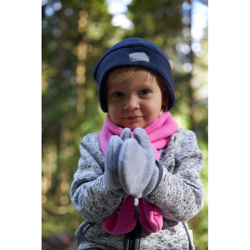Playshoes Unisex Fleece Mittens, gray