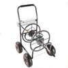 Garden Hose Reel Cart，Equipped with 10-inch air tire wheel,humanized crank