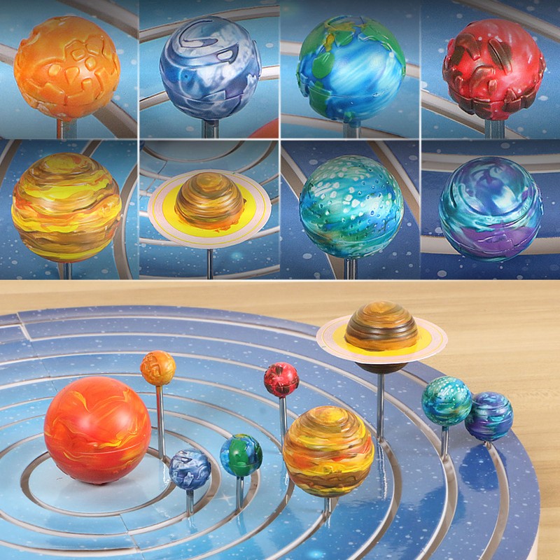 Build and Paint Solar System Interactive Educational DIY Assembling Painting