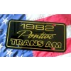 1982 Pontiac Trans Am License plate car tag black &