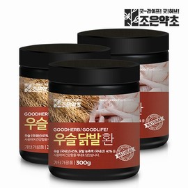 Good Herb 국내산 닭발우슬환 우슬닭발환 300g x 3 Domestic Chicken Feet Herbal Powder 300g x 3