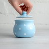 City to Cottage® Light Sky Blue and White Polka Dot