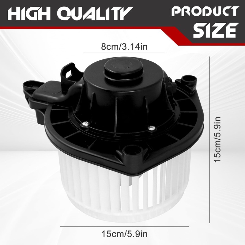 HVAC A/C Heater Blower Motor with Fan Cage, Compatible with