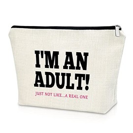 18th Birthday Gift for Sister Friend Makeup Bag 18 Year Old Birthday Gift for Teen Girls Cosmetic Bag Happy Birthday Gift for Daughter Granddaughter Gift Christmas Gifts Cosmetic Travel Bag