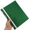 Netuno 5X File Folders Green (Punched) A4 Plastic School File