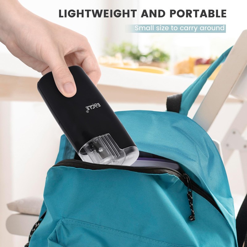 Eagle Protable Automatic Pencil Sharpener (Black)