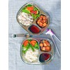 Busy Benny Stainless Steel 2 pack set Divided Plates Dinner/Snack/Picky