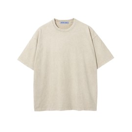 Aelfric Eden Womens Washed Vintage Oversized Tshirt Cotton Baggy Tees Boyfriend Workout Short Sleeve Unisex Summer Tops Beige