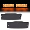 HECASA Pair Bumper Turn Signal Lights Compatible with 1988-1997 Nissan