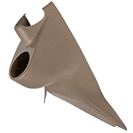 GlowShift Tan Single Pillar Gauge Pod Compatible with Ford Super Duty F-250 F-350 Power Stroke 2003-2007 - Grab Handle Cutout - Factory Color Matched - Mounts (1) 2-1/16" (52mm) Gauge