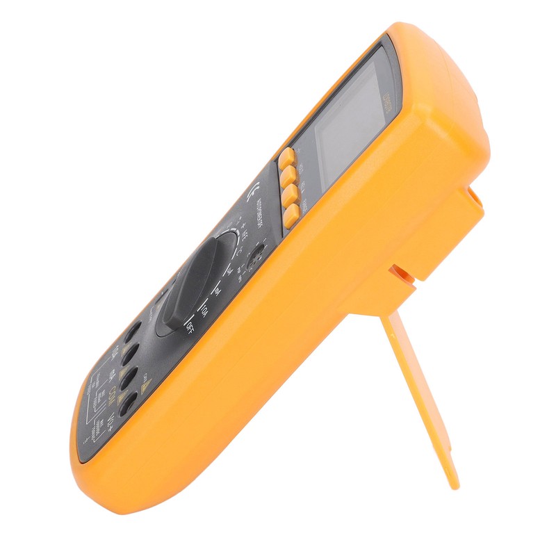 LD9807B Digital Multimeter with Backlight Display Temperature Probe Voltage Current