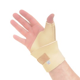 Express Orthopaedic® - Medically Approved Neoprene Abducted Thumb Wrap With a Malleable Aluminium Thumb Stay, sprains & thumb instability - Supplied to UK Hospitals (M Left (Wrist Circ.16.5-18cm))