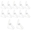 XdealCozyxc 12 Pcs Table Cloth Clips, Transparent Tablecloth Clips for
