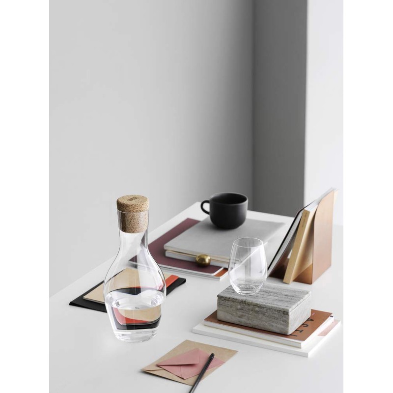 Holmegaard Wasserkaraffe 1,2 l Cabernet aus mundgeblasenem Glas, klar