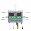 Dual Temperature Controller Waterproof Digital Thermostat with Data Storage for