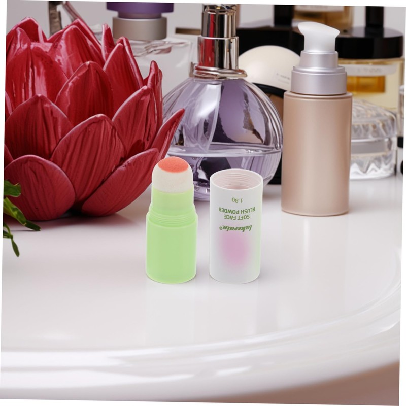 Ipetboom Matte Blush Stick Natural Moisturizing Sponge Tip for Cheeks