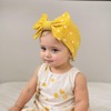 Kenjudess Stretchy Baby Girls Nylon Bows Headbands Polka Dot Turban