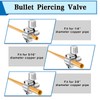 A/C Retrofit Valve Kit-Refrigerant Retrofit Valve Set, with R12 to
