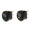 Dolphin Automotive Illuminated LED Round 3 Pin P Rocker ON/OFF