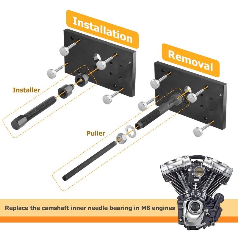 Mofun Inner Camshaft Needle Bearing Remove Puller and Installer Tool