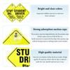 JUSTTOP 4 PCS Student Driver Sticker for Car Window, 5''×5''