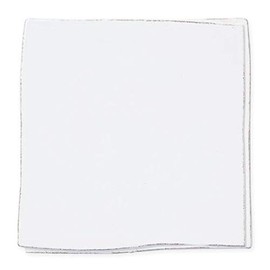 Vietri Lastra White Square Trivet, 8"Sq, Heat Resistant Ceramic Kitchen Trivet