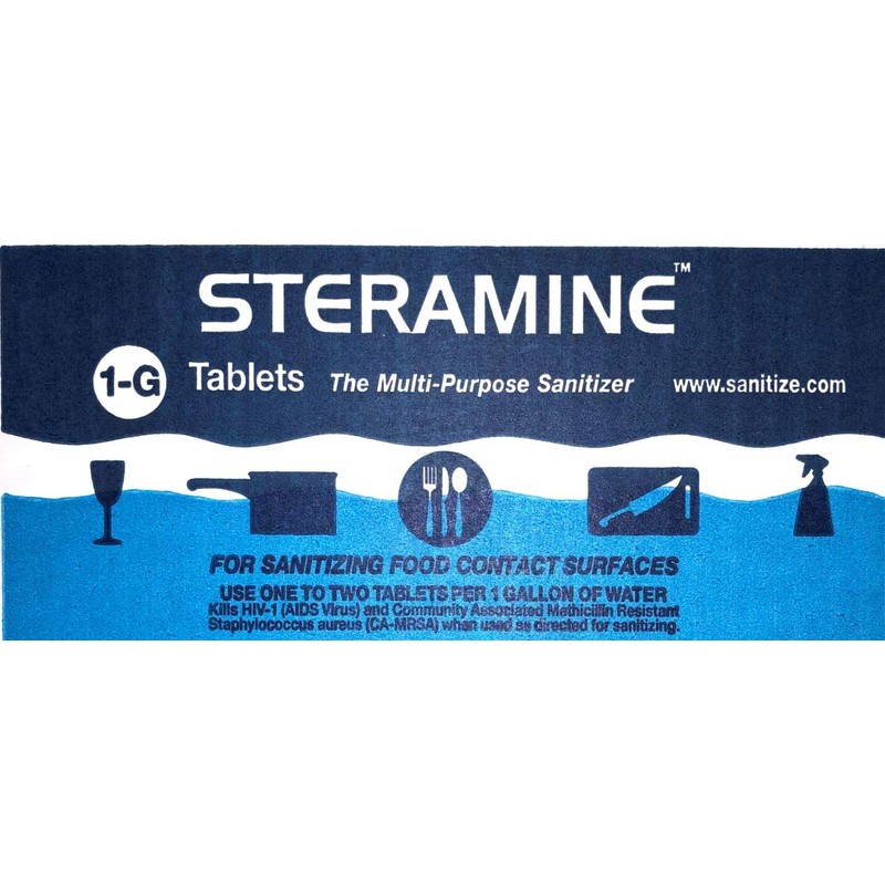 EDWARDS-COUNCILOR Steramine Quat Sanitizer Test Strips, 30 x QT-10 Test