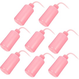 BETOOKY Botella Funcional para Pestañas 250ml Boca Curva y Medición, Resistente a Altas Temperaturas, Paquete de 8 Piezas para Limpieza y Cuidado Personal