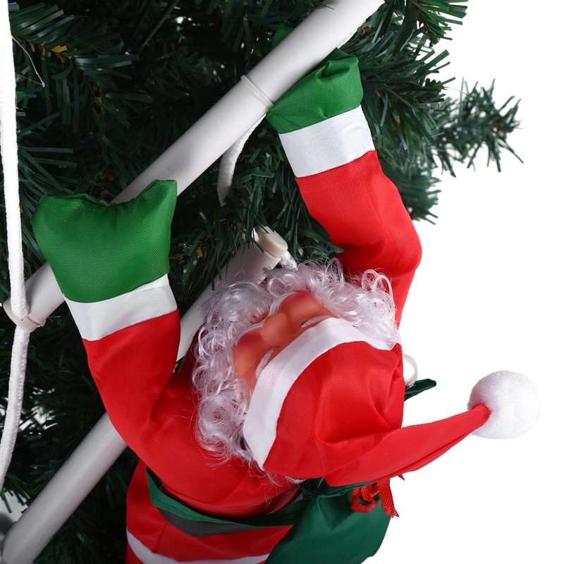 Climbing Santa Claus Toy Christmas Tree Indoor/Outdoor Hanging Ornament Decoration