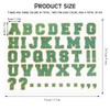 Pilikoll Pack of 252 Letters for Iron-On Bling Waterproof 1.63