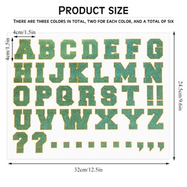 Pilikoll Pack of 252 Letters for Iron-On Bling Waterproof 1.63 Inch Iron-On Numbers with Transparent Film Letter Patches for Clothing Sports T-Shirt Uniform DIY Fabric