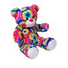 Cuddly Soft 16 inch Stuffed Tie Dye Teddy Bear -