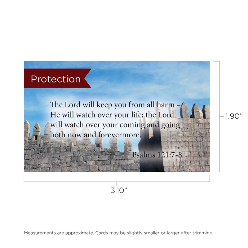 Pass It On Scripture Cards, Protection, Psalm 121:78, Pack of
